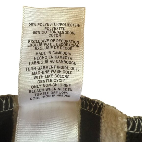 Jones New York XXL Coastal Chic Striped Sweater Nautical Rope Shoulder Detail - Picture 5 of 13